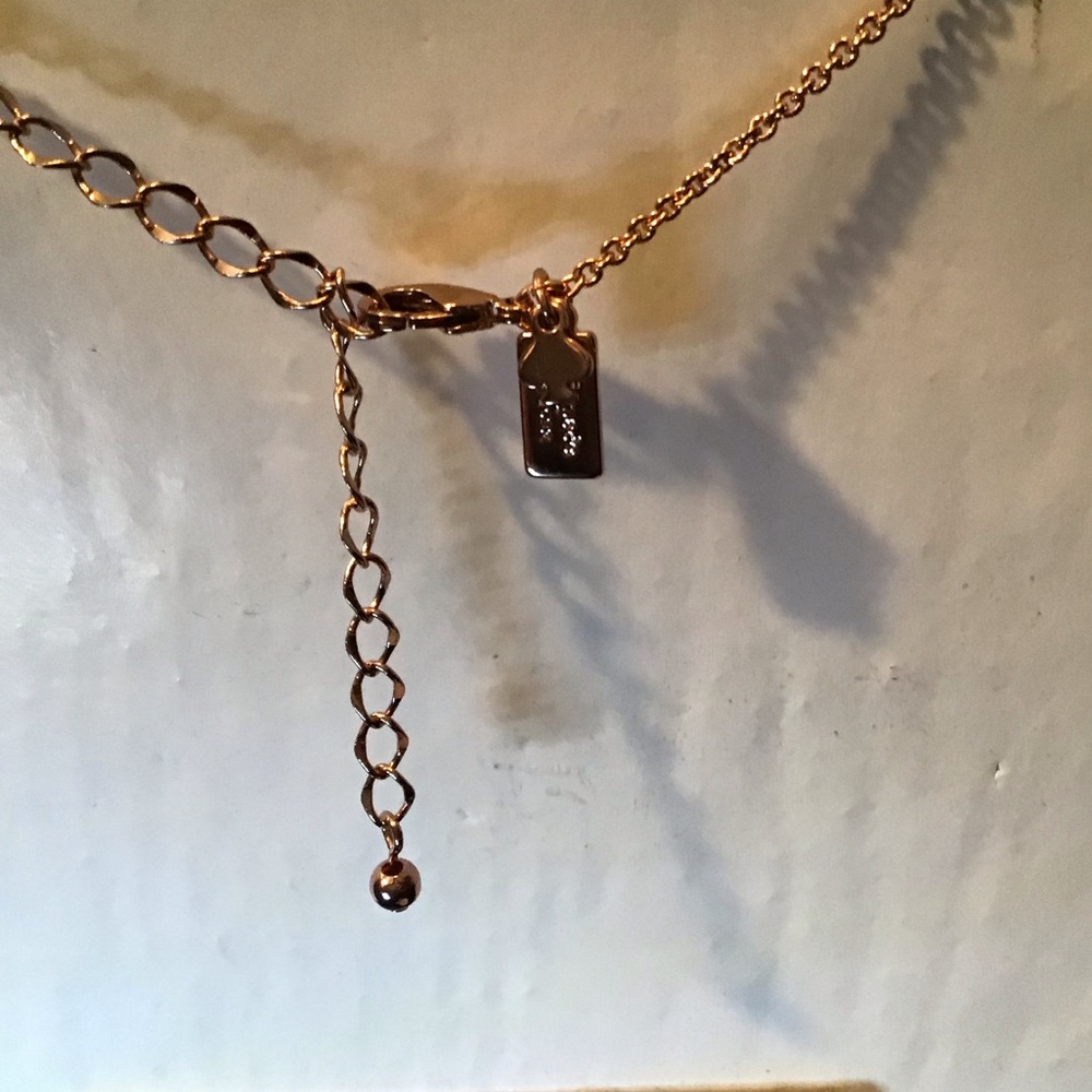 Kate Spade NWT necklace, “Spot the Spade”, rose g - Picture 8 of 8